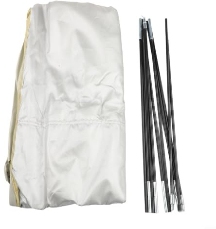 Eawfgtuw Tienda de campaña de almacenamiento al aire libre, organizador de 9 estantes, portátil, impermeable, tela Oxford, para zapatos, equipo de equipo, 120 x 50 x 70 cm (blanco)