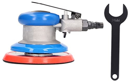 Lijadora orbital de Gearwell, lijadora aleatoria de aire, herramienta de lijado neumático, lijador de disco de madera de 5 pulgadas de 10000 rpm