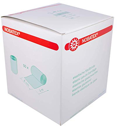 NOBA nobatex 8 cm x 4 m 50 Stück elastische Gaze