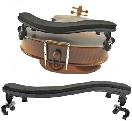 TIMESETL Schulterstütze für Violine 3/4 4/4, Gummikissen mit verstellbaren Füßen, verstellbare Schulterstütze für Violine, Schulterstütze für Violine, Schulterstütze für Anfänger und Profis
