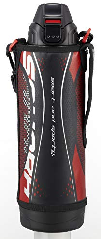 Tiger Corporation 2WAY MBO-H100K mit kühler Sportflasche schwarz 1000ml Wasserflasche gerade Trinkbecher