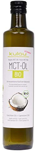 Kulau Bio-MCT Öl Kokosöl Extrakt - 100% Kokosnussöl - Geschmacksneutral Vegan & Paleo Ernährung, 500 ml