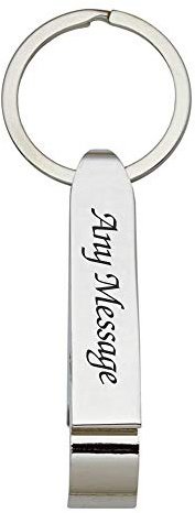 Personalised Engraved Bottle Opener Keyring, The Gift for Anyone, Great for Any Occasion