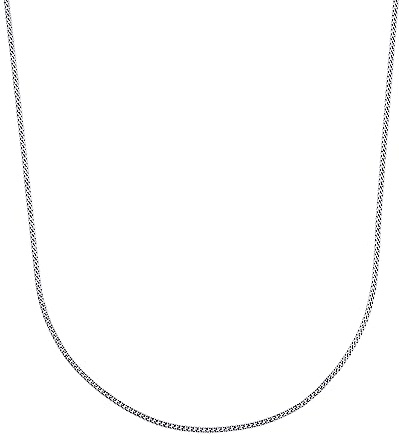 Amor Collier 925 Sterling Silber Unisex Damen Herren Halsschmuck, Silber, Kommt in Schmuck Geschenk Box