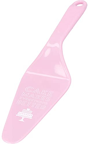 Birkmann, Colour Kitchen Tortenheber mit Spruch, Rosa, 26 x 6 cm, Kunststoff, spülmaschinengeeignet, 429741