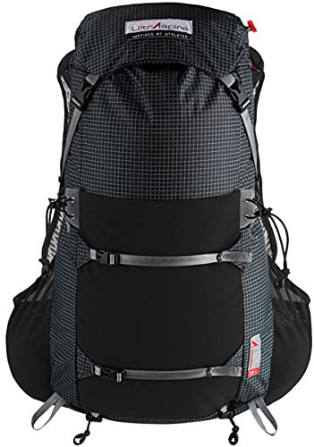 Ultraspire Epic XT 2.0 Leichter mehrtägiger Unisex-Wanderrucksack, 30 l, Trinkblase, schnell zugängliche Taschen und mehr, Pechschwarz, Universal (Chest Size: 28″-48″), Minimalistisch