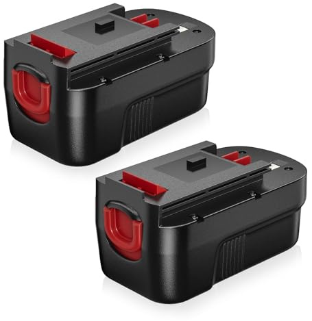 VANTTECH 2Pack 4.8Ah Ni-MH Replacement Battery for Black and Decker 18V Battery A18 A1718 A18NH A18E HPB18 HPB18-OPE HPB18-OPE2 244760-00