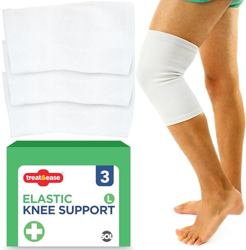 Rodillera de compresión para correr, sentadillas, deportes, artritis, dolor en las articulaciones, lesiones de ligamentos, soporte de rodilla para mujeres y hombres, 3 unidades