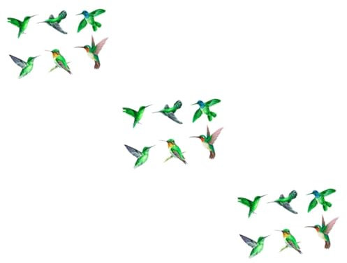 STOBAZA 3sätze Anti-kollisions Fensteraufkleber Für Vogelschutz Statische Folie Für Effektive Abschreckung Für Vögel Einfach Anzubringen Und Rückstandslos Entfernbar Dekorative