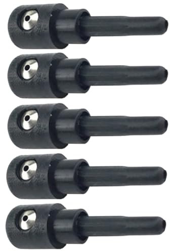 Rufutle Scheibenwaschdüse für VW Polo Bora Caddy Tiguan Touran T5, für Audi A3 A4 A6, 5 Stück Heckscheibenwischer-Waschdüse 3B9955985A