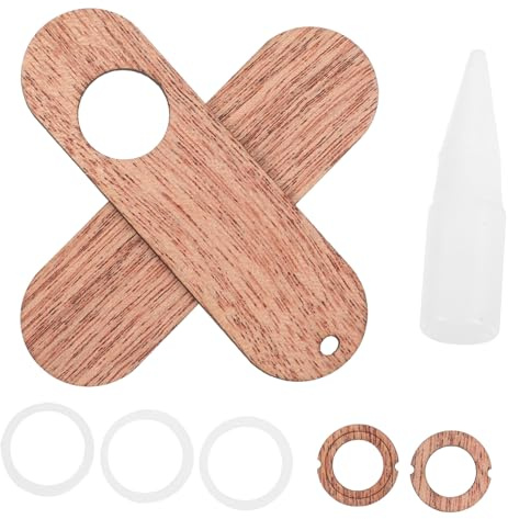 Holz Kazoo 1 Satz Selbstgemacht Montierbares Mundinstrument für Erwachsene | Gitarrenbegleitung, Geeignet für Anfänger, Einzigartiges Design, Daumenklavier Kinder