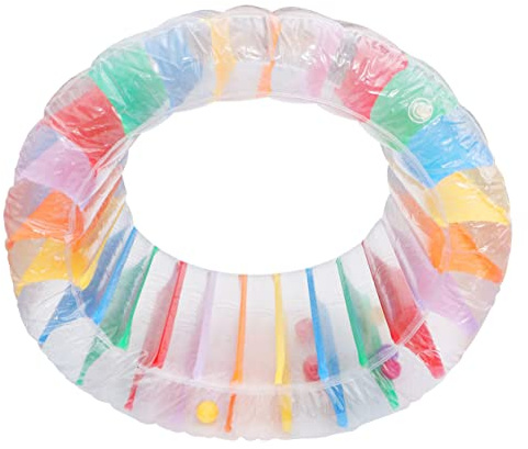 UPKOCH Juguete Rodillo Inflable para Piscina con Rueda De Agua Flotante Colorida Resistente PVC para Niño Niña y Adultos para Aire y Césped