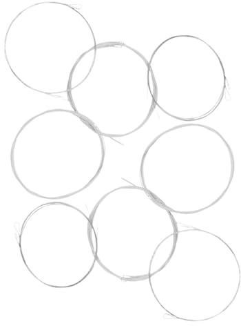 SUPVOX 2 Juegos Cuerdas de Mandolina Acústica de Cuerdas de Kit de Duraderas para Mandolina Metálicas para Fácil Instalación Músicos