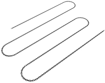 FewNvWa Metallkette Modell Zubehör Ersatzteile Bastelkette Ankerkette Eisenkette für Modellbau Diorama für Upgrades Reparaturen Dekoration Bastelarbeiten, 1.4 Mm