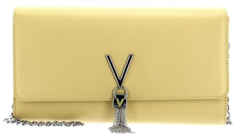 Valentino Clutch Umhängetasche Divina NA Pochette Vaniglia gelb