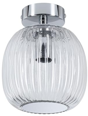 Paulmann 71141 Selection Bathroom Deckenleuchte Ruya IP44 E14 230V max. 20W Glas, Chrom Wand-/Deckenleuchte, Badbeleuchtung