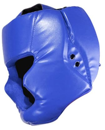Casque De Boxe MMA Entraînement pour Enfant Adulte, Casques De Sports De Combat, Casque De Boxe avec Absorption des Chocs pour Muay Thai, MMA, Grappling, Sparring, Karaté, Protège-Visage Réglable