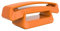 ALCATEL ePure Iconic - DECT Cordless Phone - Classic Design - Large Highly Legible Graphic Display - Handsfree - Call Barring - Orange