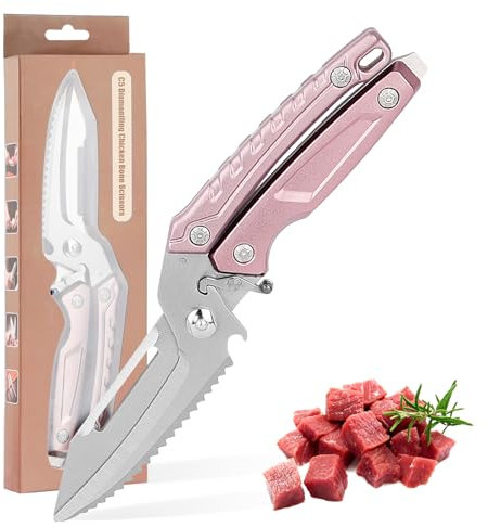 Forbici Da Cucina Professionali, Staccabili Trinciapollo Con Chiusura Di Sicurezza E Meccanismo A Molla, Forbici Per Pizza Per Tagliare Ossa, Carne, Pollame, Verdure E Frutti Di Mare