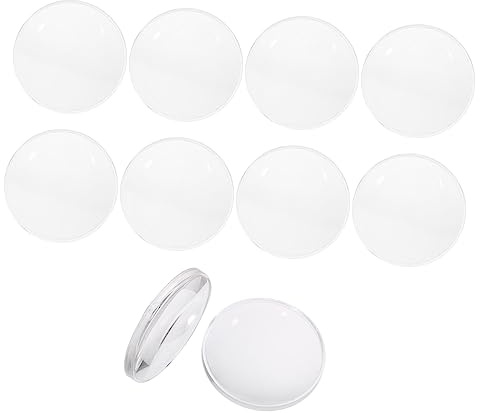 Lentes VR de 37mm en Acrílico, Repuesto Plata, 10 Piezas