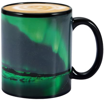 Generisch Tasse magique personnalisée avec photo ou texte - Tasse à café personnalisée changeant de chaleur Cafetière en céramique, tasses à thé et café au lait, tasse à changement de couleur en