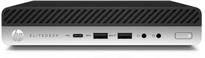 HP EliteDesk 800 G5 – Mini Intel i5-9500T 6 Core 2,20 GHz – RAM 16 GB SSD 512 GB – Desktop Tiny sofort einsatzbereit mit Windows 11 – kostenloser WLAN-Stick (generalüberholt)