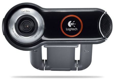 Logitech QuickCam Pro 9000 - Webcam (1600 x 1200 Pixeles, USB, Negro, Plata, Pentium P4 (2.4 GHz), Carl Zeiss)