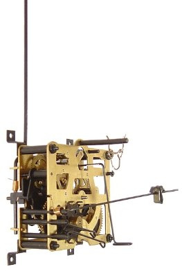 August Schwer Mecanismo del Reloj Regula 25, Largo del péndulo 19,1 cm.