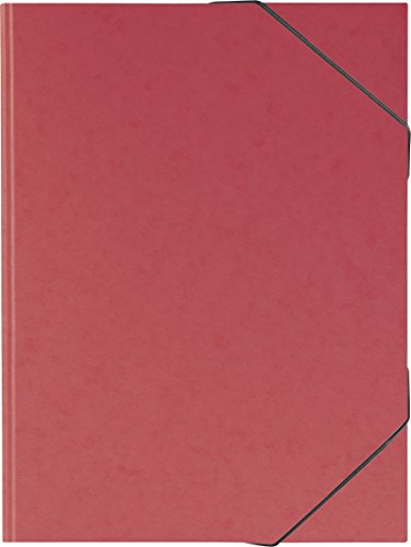 Brunnen 104708324 Sammelmappe (A3, Karton, mit Gummizug) rot