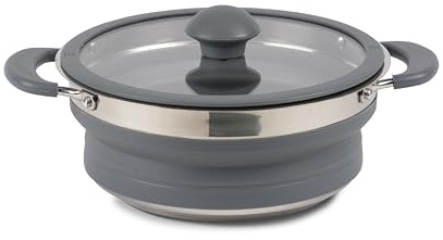 Faltbarer Kochtopf - Leichtgewichtstopf - Campingkochtopf 15Liter Kampa CW0096