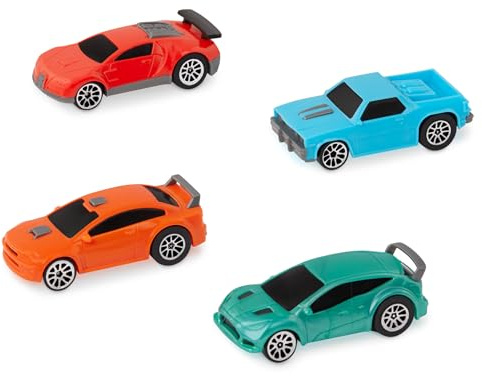 Driven by Battat Pull Back Cars, Turbocharge Stock Cars 4-Pack, Pullback 2