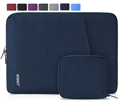 NEWHEY Laptophülle 14 Zoll Stoßfest Laptop Notebook Tasche Hülle Wasserdicht Schutzhülle Sleeve Case Kompatibel 14 mit Klein Fall Dunkelblau