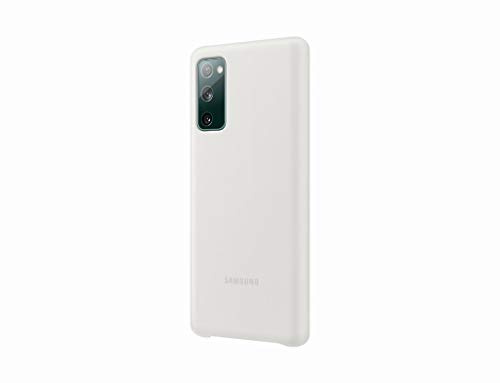 Samsung Silicone Smartphone Cover EF-PG780 für Galaxy S20 FE Handy-Hülle, Silikon, Schutz Case, stoßfest, dünn und griffig, Weiß - 6.5 Zoll