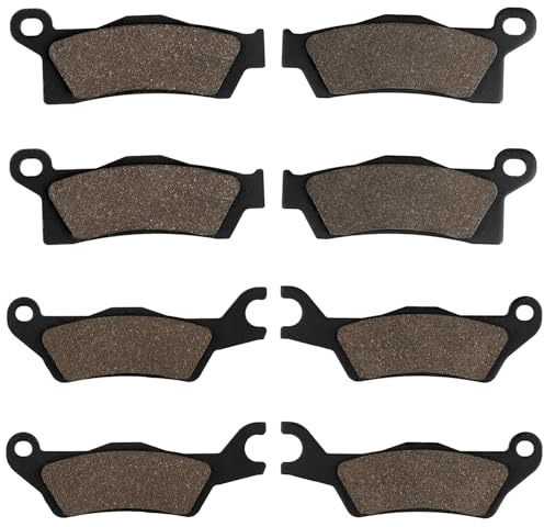 Front and Rear Brake Pads for Can-Am Outlander 1000 450 570 650 850 6x6 Max, Renegade 1000 650 800R 850