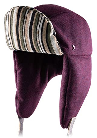 Alfonso D'Este - Fliegermützen wasserabweisend Ferrante - Size XL - Bordeaux