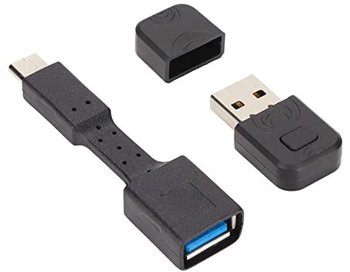 Zunate Bluetooth Controller Adapter for USB Wireless Controller Converter for for for Compatible with PC, for Android TV Box with OTG Cable