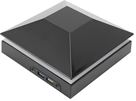 Ventilador de Refrigeración para Series X con Tres Velocidades Ajustables Mediante Interruptor Táctil, Luz LED RGB, 3 Puertos USB, Refrigeración de Alto Rendimiento, bajo Nivel de(Negro)