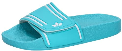 Lico Unisex Kinder Coast V Badesandalen, Türkis Weiss, 35 EU