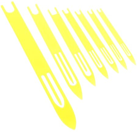 NUOBESTY 7piezas Lanzaderas De Plástico para Tejer y Reparar Redes De Pesca con Herramienta Resistente y Duradera para Mending y Manual Kit Práctico para Pesca