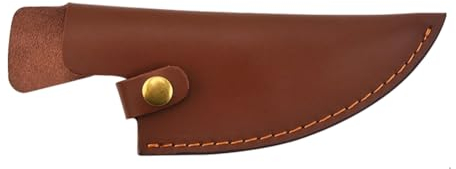 Carriere Cowhide Knife Sheath Boning Knife Small Kitchen Knifes PU Sheath with Belt Ring Portable Knife Sheath