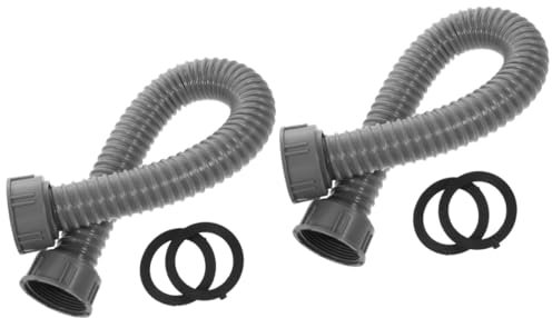 jojofuny 2pièces Flexible Drain Tuyau De Drainage Rétractable Avec Étanche Pour Évier Et à Laver