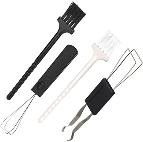 Angoily 1 Set strumenti da tastiera Kit per la pulizia della tastiera del computer estrattore caricabetterie carica batterie polvere del computer pulitore per tastiera per ufficio plastica