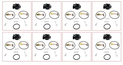 Kit de reparación de escobillas de carbón para motor de arranque 79240001000 Compatible con piezas de motor EXC-F FE E-STARTER CPL 0.5KWQ(8 KIT)