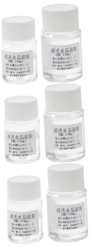 Holibanna 6sets Professional Epoxy Resin Glue Part Epoxy Resin Kit Strong Bonding Glue for Diy Projects No Yellowing Formula