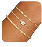 Aidenn 3Pcs 925 Sterling Silber Armband Damen Silver Zirkonia Akzente Armbänder Set Verstellbare Stapelbare Kettenarmband Schmuck für Damen Mädchen als Geschenk