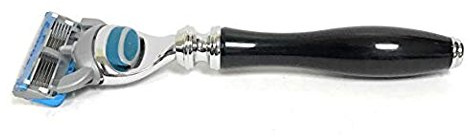G.B.S Men's Classic 5 Blade Compatible Razor with Black Handle