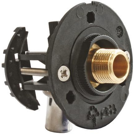 SOMATHERM FOR YOU, Kit de fixation pour robinet de WC - Raccords à sertir M12/17 pour tube PER Ø12 - Installation rapide sur plaque de plâtre 9,5 à 25mm - Étanchéité garantie