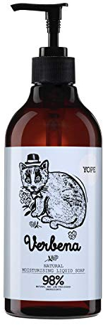 YOPE Flüssigseife | 500ml | natürliche Handseife | für extrem trockene Hände sofort | 98% aus natürlichen Zutaten | Verbena | Vegan | SLS & Paraben Frei | Grausamkeit frei | PAO