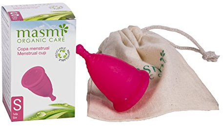 Masmi Menstruationstasse, klein, medizinisches TPE, hypoallergen, frei von Silikon, Latex, BPA und Phthalaten Eine neue ökologische und wirtschaftliche Wahl