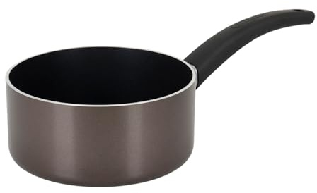 Sitram 716273 Casserole Aluminium recyclé NAPPA Marron Ø 16 cm H 7.5 cm - Revêtement anti-adhésif Whitford Xylan 2 couches sans PFOA, Manche thermorésistant soft touch - Tous feux dont induction